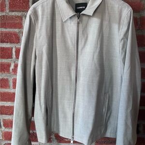 Express Men's Light Gray Jacket